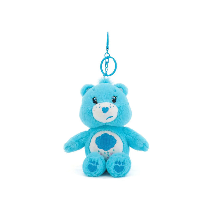 Classic Mini Blue Care Bears Squeaky Plush Toys With Keychain On Sale
