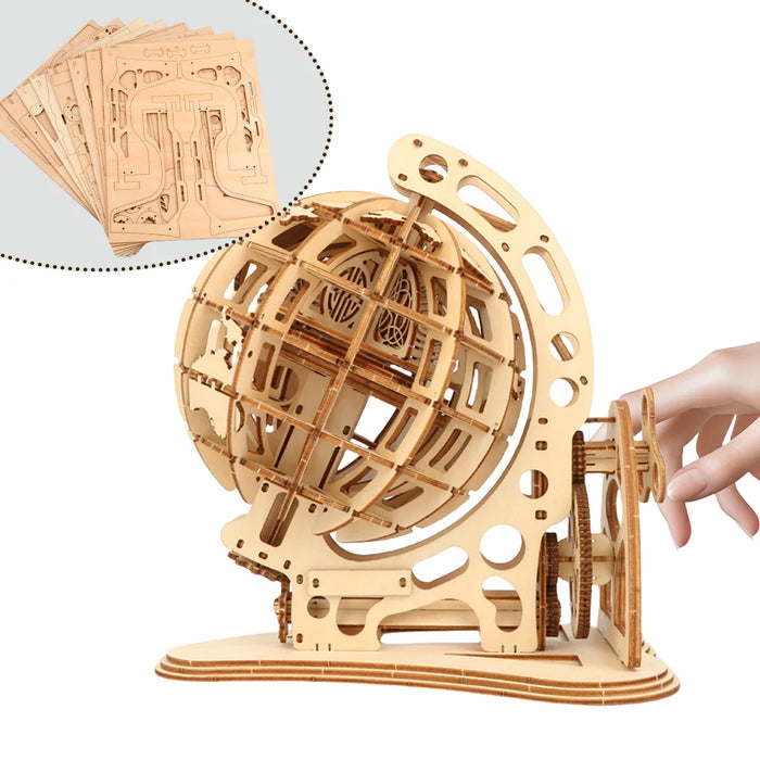 Mechanical Globe 3D Wooden Puzzle On Sale