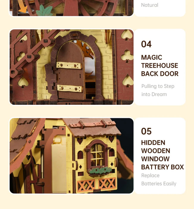 Cuckoo Clock DIY Mechanical 3D Wooden Puzzle Kit On Sale