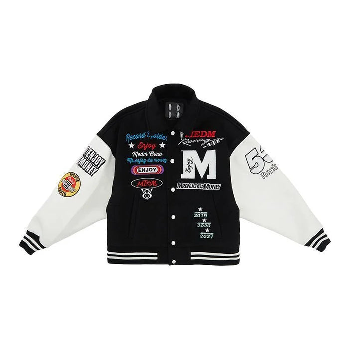 Retro Baseball Jacket couple For Couples On Sale