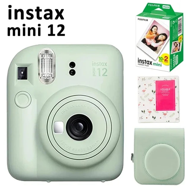 Fujifilm Instax Mini 12 Mint Green Camera Set On Sale