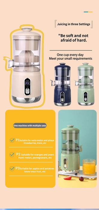 600ml Portable USB Rechargeable Automatic Fresh Juice Extractor Electric Juicer On Sale