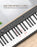 88 Keys Lightweight Portable Folding Digital Piano Full Set With MIDI Sustain Pedal On Sale