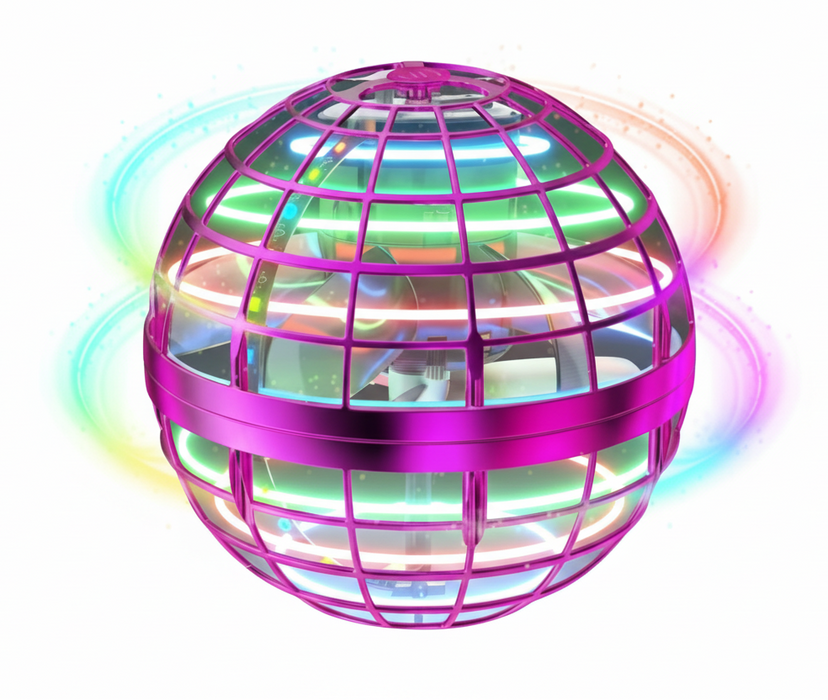 Pink USB Rechargeable LED Mini Flying Drone Interactive Toy On Sale