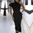 Sexy Black Asymmetric One Shoulder Cocktail Party Ruched Dress On Sale