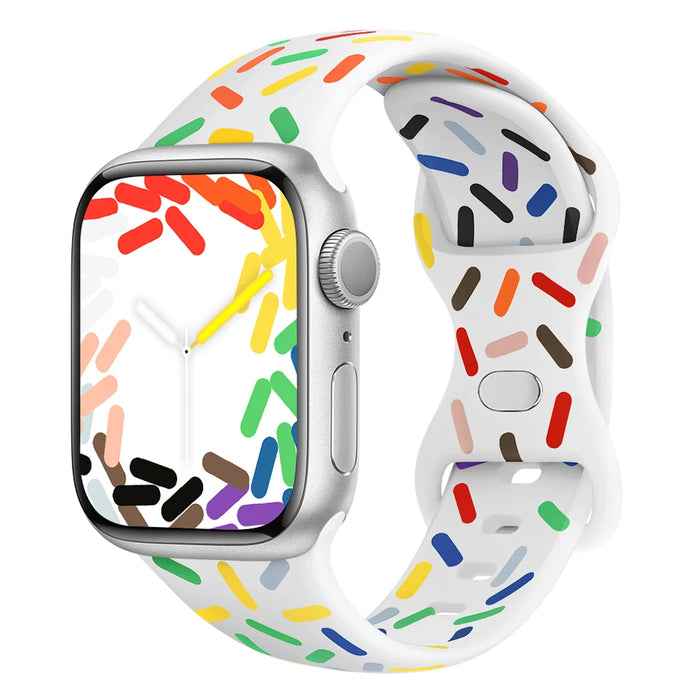 White Rainbow Pride Edition Sport Band On Sale