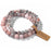 3pcs Set Pink Zebra Natural Stone Beads Couple Bracelet On Sale