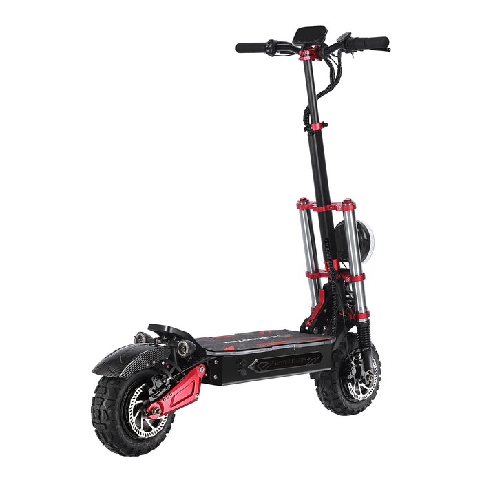 Foldable Off-road Tires Two-wheel Electric Scooter 6000W Motor 60V 38Ah With RGB Colour Lights, Shock Absorption and Smart App Control On Sale