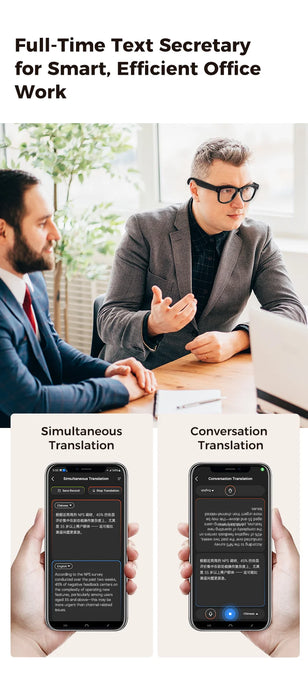 AI Smart Eyewear With Touch Control And Charging Case For Photo, Music, Calls, Hands-free video and Audio Recording On Sale