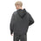 Unisex Plush Hoodie With Eye Mask Design In Gray On Sale