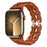 Brown Bike Chain Link Silicone Watch Band for Apple Watch Compatible Models 38mm - 49mm On Sale