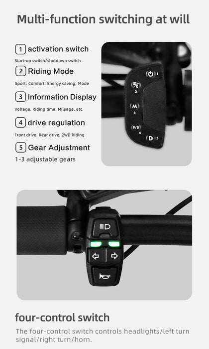 Foldable Off-road Tires Two-wheel Electric Scooter 6000W Motor 60V 38Ah With RGB Colour Lights, Shock Absorption and Smart App Control On Sale