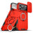 iPhone Magnetic Ring Stand Red Armor Case With Camera Protection Slide Cover For iPhone 17, 16, 15, 14, 13 Series On Sale