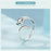 925 Sterling Silver Fox Open Rings On Sale