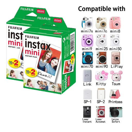 Fujifilm Instax Mini White Films (20-100 Sheets) On Sale