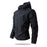 Black Men’s Waterproof Softshell Jacket with Fleece Lining – Hooded Outdoor Coat On Sale