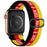 Germany flag soccer series nylon stretch adjustable watch band compatible with Apple Watch 38mm-49mm On Sale