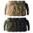 Men’s Waterproof Softshell Hooded Jacket With Fleece Lining In Forest Camouflage On Sale