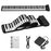 88 Keys Foldable Roll-up Digital Piano With Rechargeable Battery 128 Rhythms And Tones On Sale