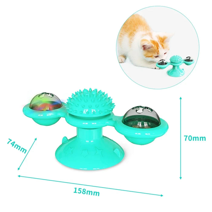 Turn The Windmill Interactive Cat Game Toy On Sale