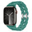 Pine Green Bike Chain Link Silicone Watch Band for Apple Watch Compatible Models 38mm - 49mm On Sale