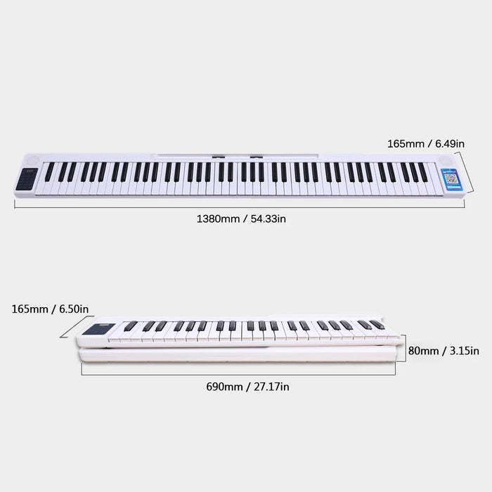 Portable 88 Keys Foldable Digital Piano On Sale