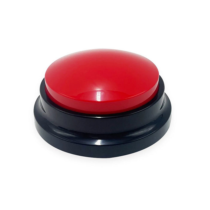 House Pet Training Communication Buzzer Red Button With Playback And 30 Second Voice Recordings On Sale