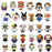 Hello Kitty Rapper Figure Icons Hiphop Fashion Fans Stuffed Soft Plush Toy Dolls Collection On Sale