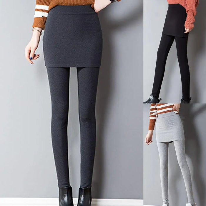 Comfortable Warm One Piece Mini Leggings On Sale - Plus Size Available  