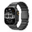 Black Magnetic Titanium-style Watch Band Compatible With Apple Watch Series On Sale
