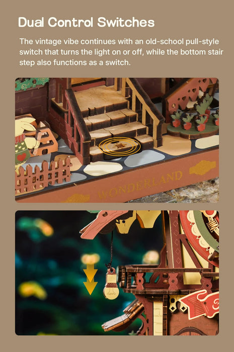 Cuckoo Clock DIY Mechanical 3D Wooden Puzzle Kit On Sale