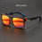 Red Lenses Vintage Style Square Sports Anti-Glare UV400 Sunglasses On Sale