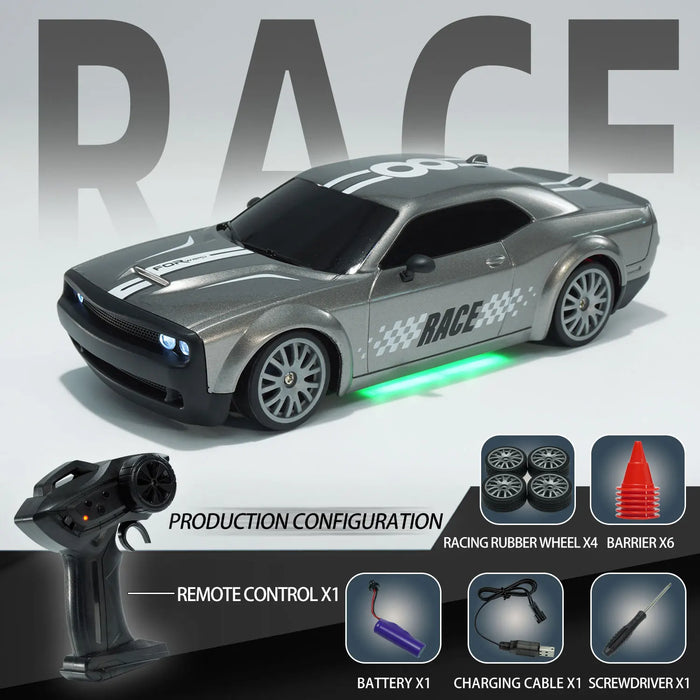 4WD Street Glow Drift Racing Remote Control Dodge Challenger Cars On Sale