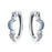 925 Sterling Silver Dreamy Celestial Elegance Star & Moon Hoop Earrings On Sale 