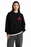 Black Unisex Embroidered Letter A Sweatshirt Casual Round Neck Cotton Blend Pullover Top On Sale