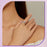 925 Sterling Silver Purple Pansy Flowers Open Rings On Sale