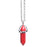 Natural Quartz Crystal Hexagonal Pillar Bullet Pendant Necklaces On Sale