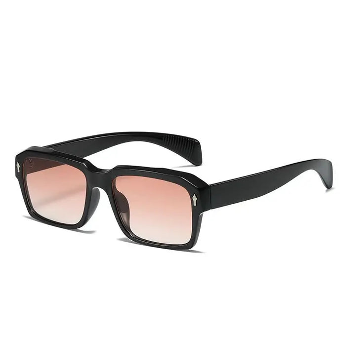 Retro Rectangle HD Lens UV400 Sunglasses On Sale