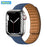 Midnight Blue Silicone Link Magnetic Loop Apple Watch Band On Sale
