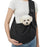 Pet Dog Travel Carrier Crossbody Bag In Black On Sale