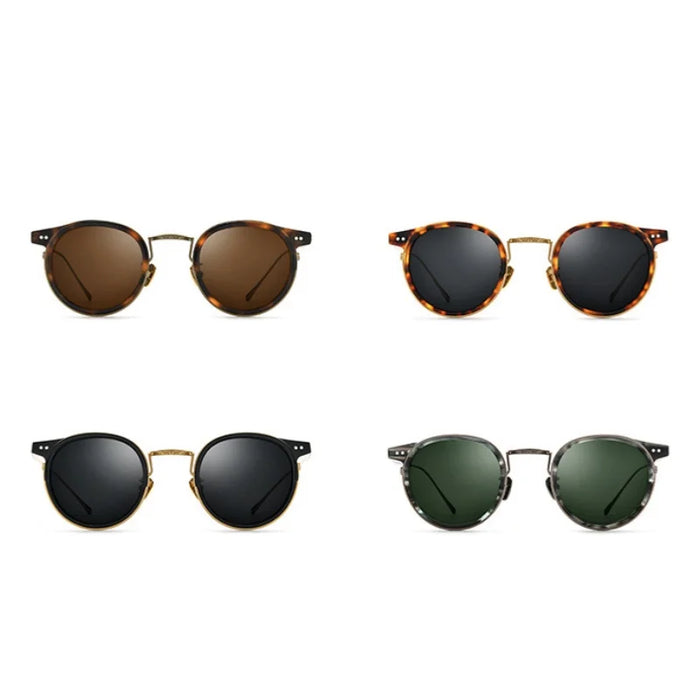 Ultralight Titanium Polarized Vintage Style Sunglasses For Men and Women On Sale