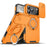 iPhone Magnetic Ring Stand Orange Armor Case With Camera Protection Slide Cover For iPhone 17, 16, 15, 14, 13 Series On Sale