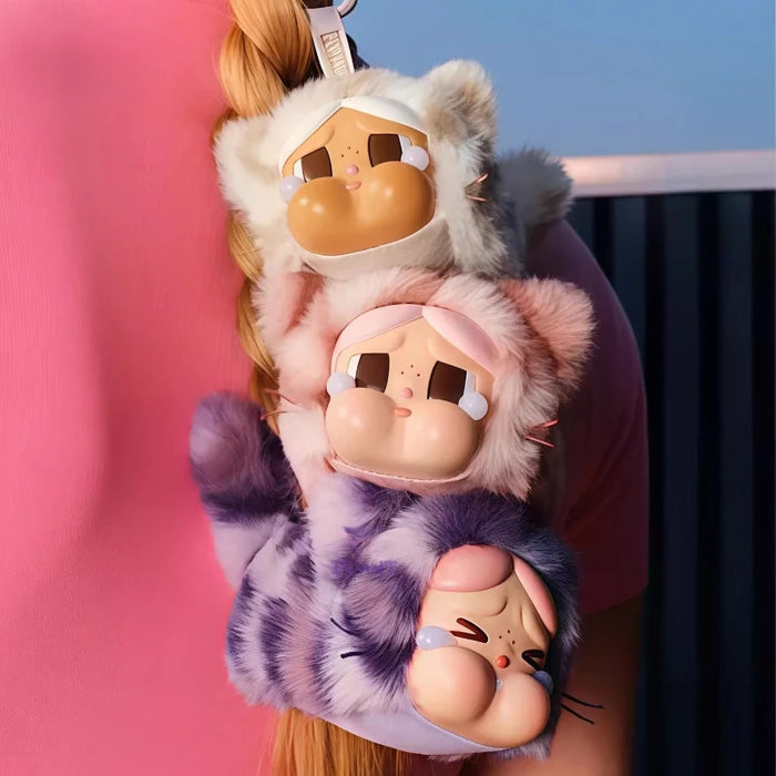 Limited Edition Wild But Cutie Leopard Cat Crybaby Vinyl Plush Dolls Blind Box Collection On Sale