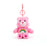 Classic Mini Pink Rainbow Care Bears Squeaky Plush Toys With Keychain On Sale