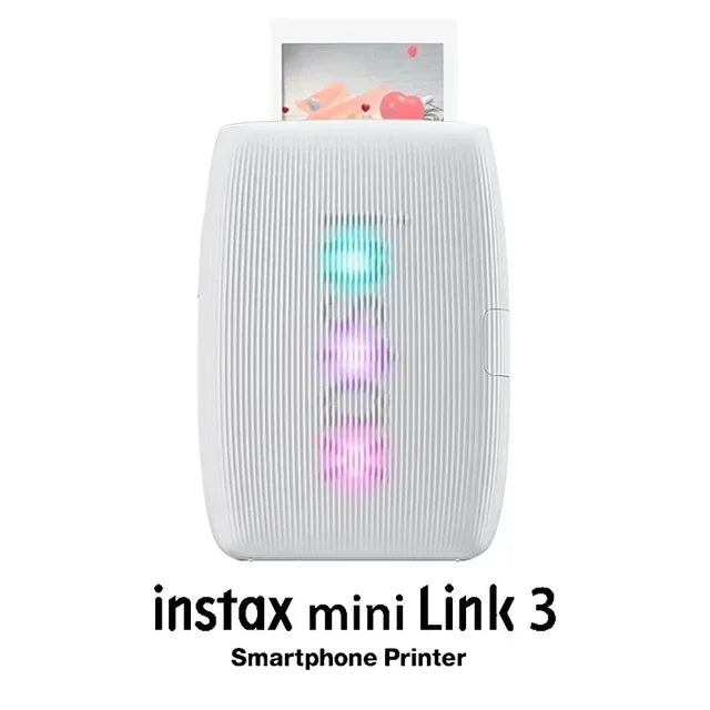 Fujifilm Instax Mini Link 3 Bluetooth Instant Photo Printer For Instax Mini Film – Portable Smartphone Printer (White) On Sale