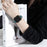 Pin Green O-Ring Silicone Chain Link Bracelets For Apple Watch Band - Model Wear