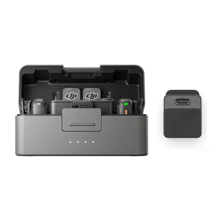 DJI Mic Mini 3 (2 TX 1 RX Camera Kit) - 1Wireless Microphone System with Dual Transmitters, Noise Reduction, 32-Bit Float Recording, 400m Transmission, and Optional Charging Case On Sale