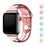 Red Transparent Glitter Silicone for Apple Watch Band 38mm, 40mm, 42mm, 44 mm, 45mm, 49mm On Sale