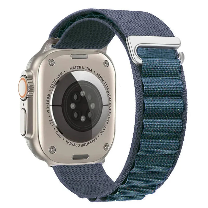 Midnight Blue Shiny Alpine Loop Collection For Apple Watch Series On Sale