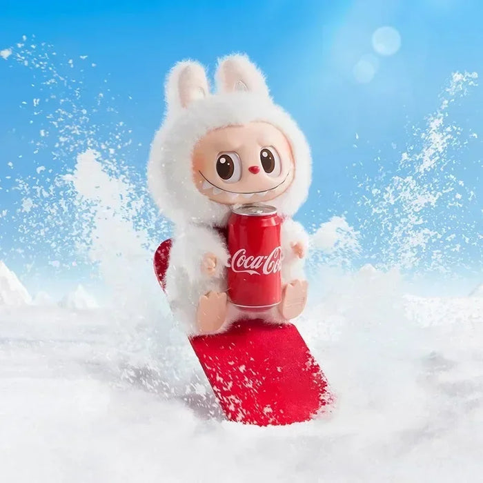 The Labubu Monsters Coca-cola Happy Factor Action Figure Vinyl Face Plush Dolls Blind Box On Sale